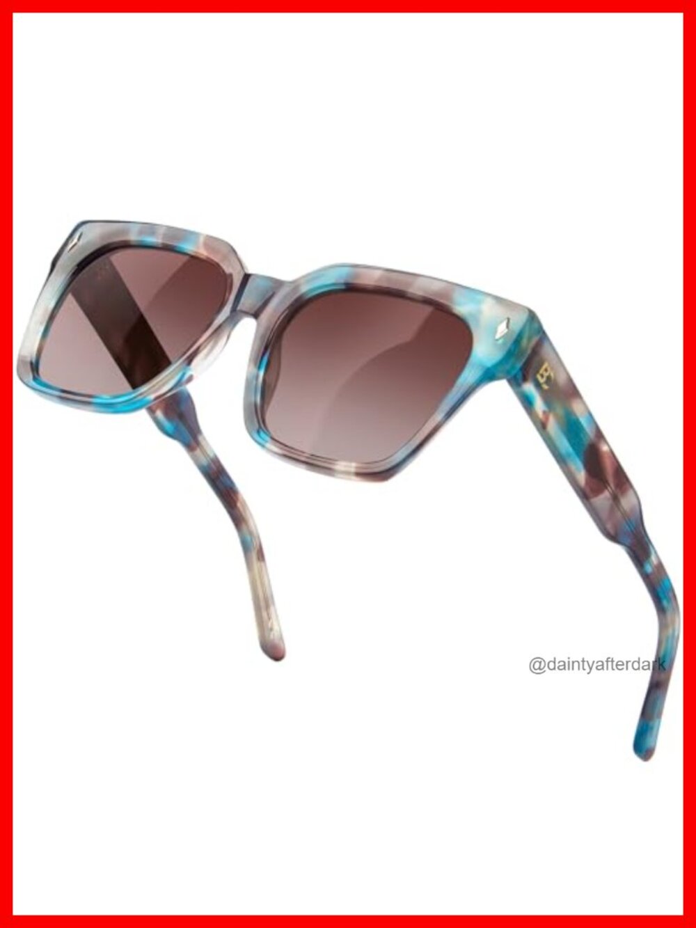 Polarized Acetate Sunglasses UV400 Square Aviator for Driving Beach Travel